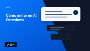Una respuesta resumida aparece seleccionada sobre una lista de resultados tradicionales.