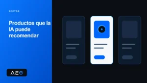 Tarjetas de productos estructuradas con un producto destacado como respuesta.