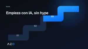 Tres pasos prácticos de marketing con IA con una acción prioritaria seleccionada.